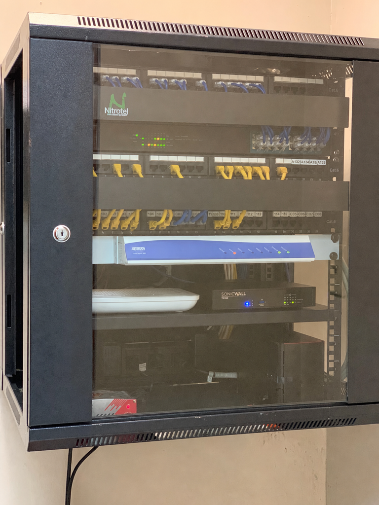 Switch and cabling work